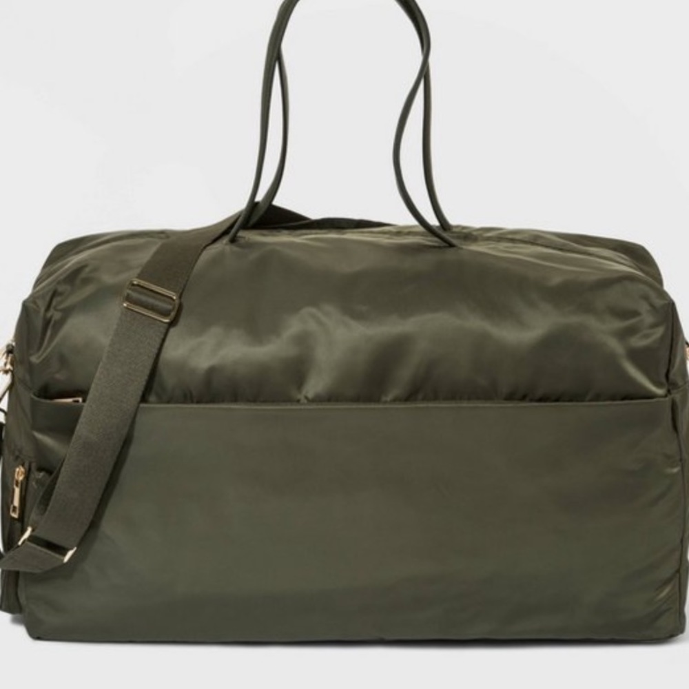 23” XL olive green duffel weekender bag- A New Day